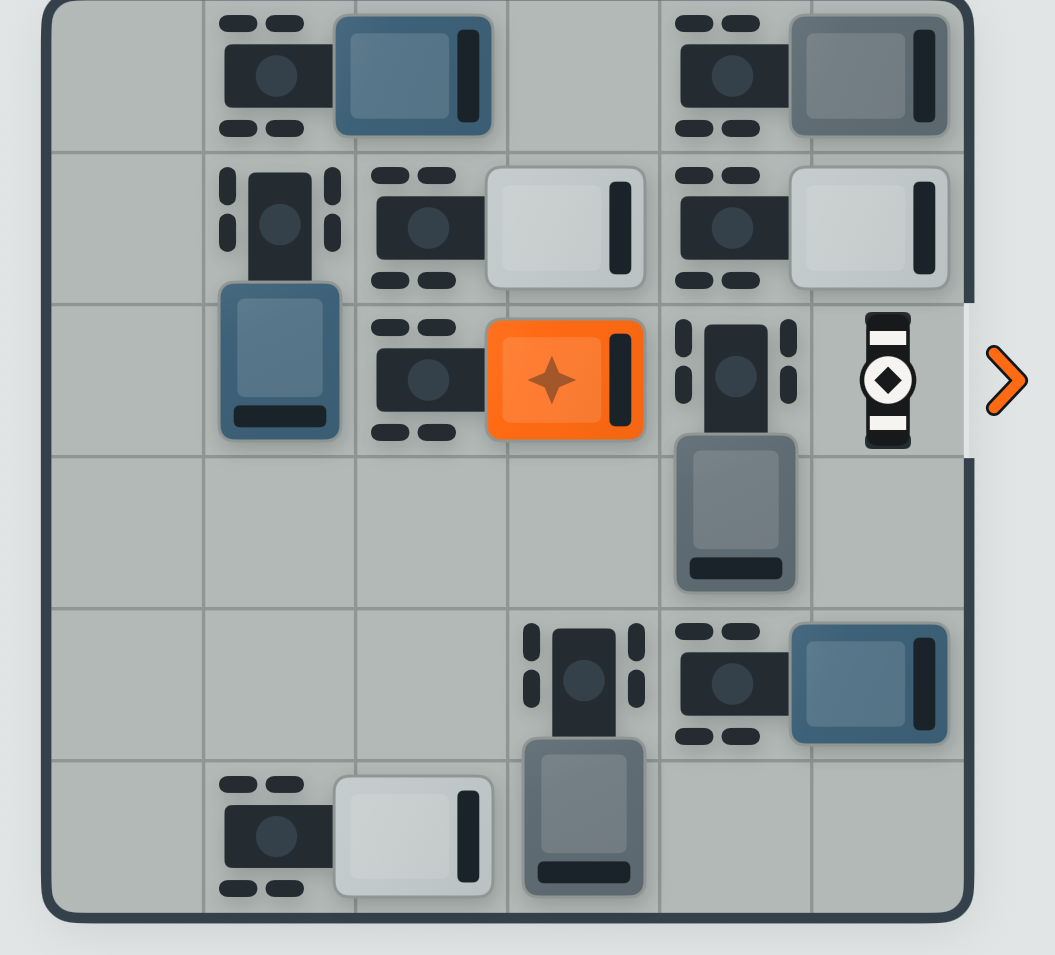 The vehicles and barriers of Industrial Port